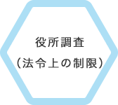 役所調査（法令上の制限）